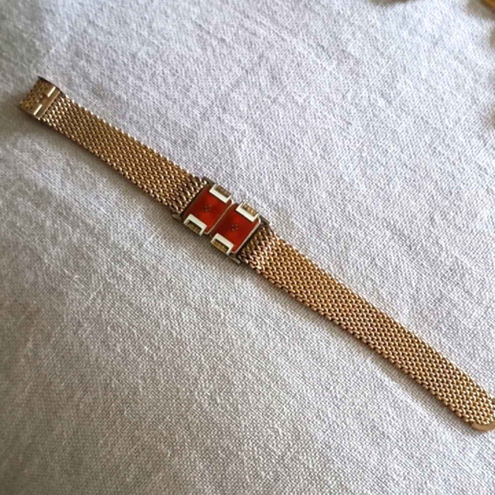 10K GF Champion Gold and Red Women's Bracelet